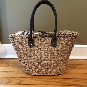 J Crew Woven tote